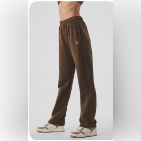 ALO Yoga Pants - ALO Yoga Brown Straight Leg Pants
